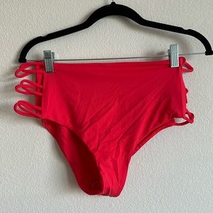 Hot pink, spiritual gangster, bathing suit bottoms